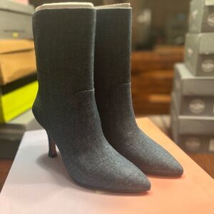 Lisa Vicky Arthal Denim Bootie women’s size 7 NEW IN BOX No store tags